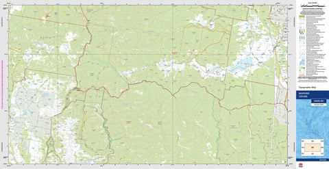 Whiporie 9439-2N Topographic Map 1:25k