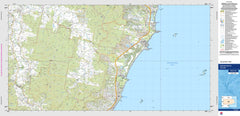 Moonee Beach 9537-4S Topographic Map 1:25k