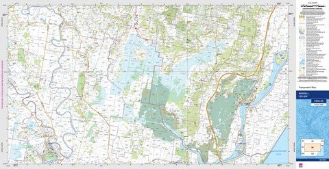 Wardell 9540-2S Topographic Map 1:25k