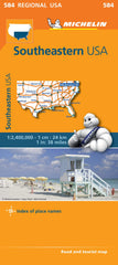 Southeastern USA Michelin Map 584