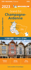 France Champagne - Ardennes 515 Michelin Map