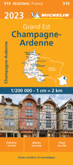 Champagne - Ardennes 515 France Michelin Map