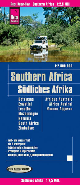 Southern Africa Folded Map Reise