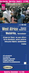 West Africa Coastal Countries Folded Map Reise