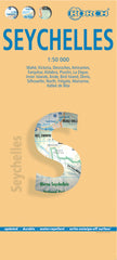 Seychelles Borch Folded Laminated Map