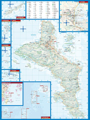 Seychelles Borch Folded Laminated Travel Map