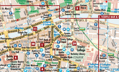 Dublin Borch Folded Laminated Map