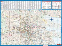 Dublin Borch Folded Laminated Map