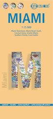 Miami Borch Folded Laminated Map