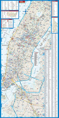 New York City Borch Folded Laminated Map