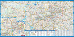 Berlin Borch Folded Laminated Map