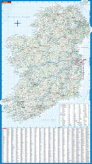 Ireland Borch Folded Laminated Map
