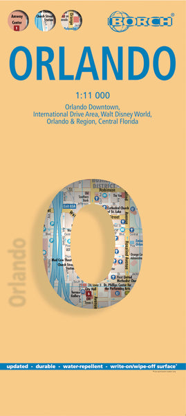 Orlando Borch Folded Laminated Map