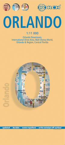 Orlando Borch Folded Laminated Map