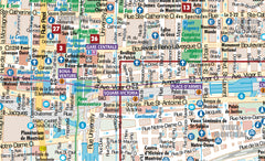 Montreal Borch Folded Laminated Map