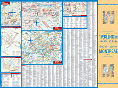 Montreal Borch Folded Laminated Map
