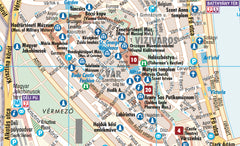 Budapest Borch Folded Laminated Map