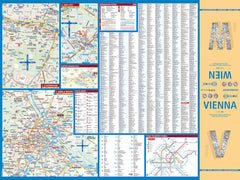 Vienna Borch Folded Laminated Map