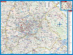 Vienna Borch Folded Laminated Map