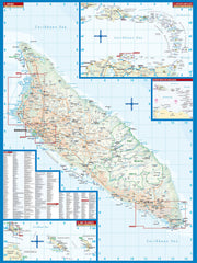 Aruba Borch Folded Laminated Map