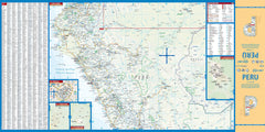 Peru Borch Folded Laminated Map