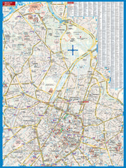 Brussels Borch Folded Laminated Map
