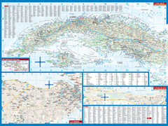 Cuba Borch Folded Laminated Map