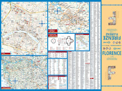 Florence Borch Folded Laminated Map