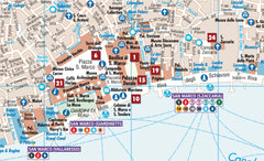 Venice Borch Folded Laminated Map