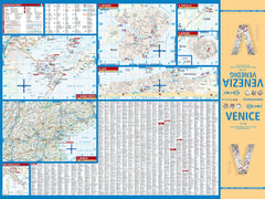 Venice Borch Folded Laminated Map