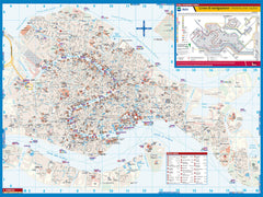 Venice Borch Folded Laminated Map