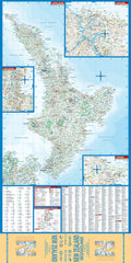 New Zealand Borch Folded Laminated Map