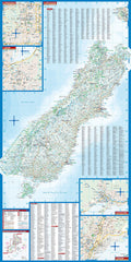 New Zealand Borch Folded Laminated Map