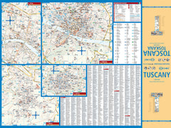 Tuscany Borch Folded Laminated Map