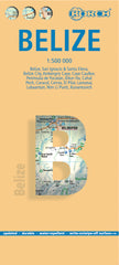 Belize Borch Folded Laminated Map