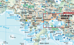 Virgin Islands Borch Folded Laminated Map