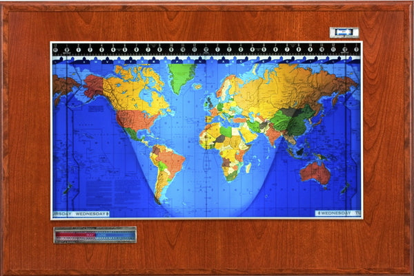 The Boardroom Geochron Geopolitical - Cherry Veneer