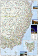 Australia East National Geographic Folded Map