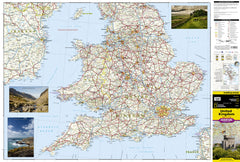 United Kingdom National Geographic Folded Map