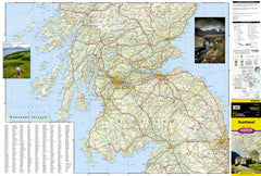 Scotland National Geographic Folded Map