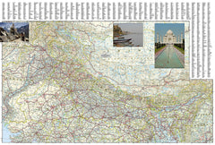 India National Geographic Folded Map