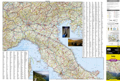 Italy National Geographic Folded Map