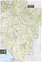 Tuscany National Geographic Folded Map