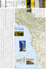Tuscany National Geographic Folded Map