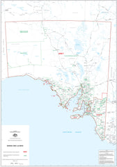 South Australia Electoral Divisions and Local Government Areas Map -Adelaide & Region