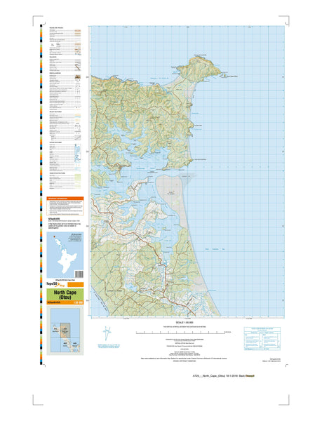 AT25 - North Cape (Otou) Topo50 map