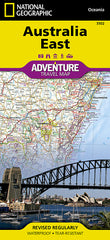 Australia East National Geographic Folded Map