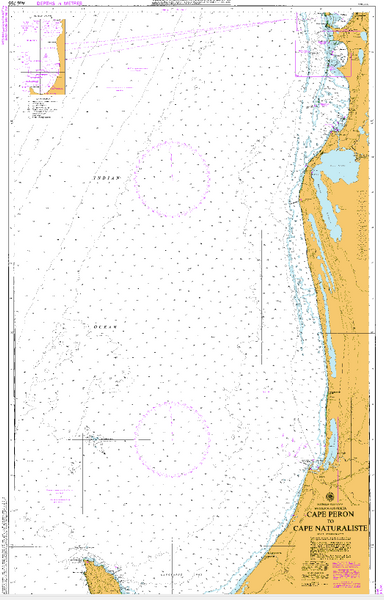 AUS 755 - Cape Peron to Cape Naturaliste Nautical Chart