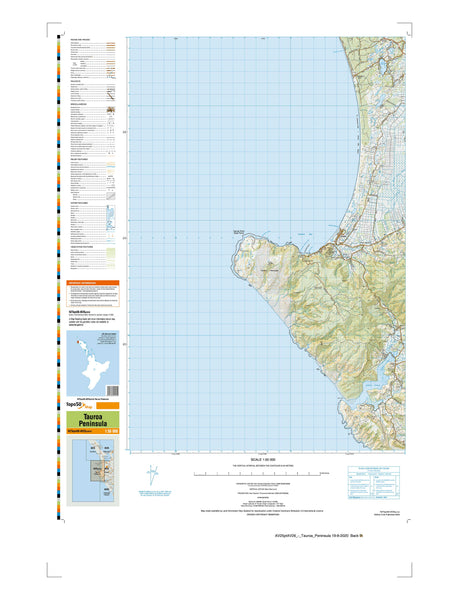 AV25ptAV26 - Tauroa Peninsula Topo50 map