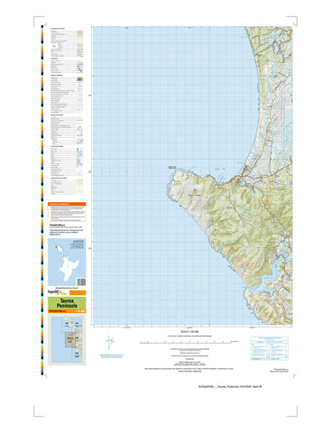 AV25ptAV26 - Tauroa Peninsula Topo50 map
